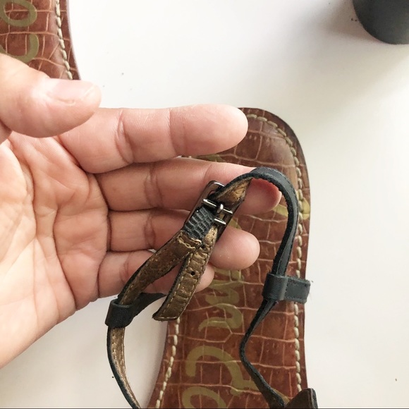 Sam Edelman Black Thong Sandals 9M - Picture 4 of 8